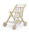 Tryco Baby Wooden Doll Stroller - White & Pink - 18+ m Toy Prams