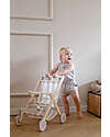 Tryco Baby Wooden Doll Stroller - White & Pink - 18+ m Toy Prams