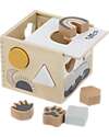 Tryco Baby Wooden Interlocking Geometric Shapes Box - 7 Different Shapes - 12+ m Wooden Stacking Toys