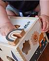 Tryco Baby Wooden Interlocking Geometric Shapes Box - 7 Different Shapes - 12+ m Wooden Stacking Toys