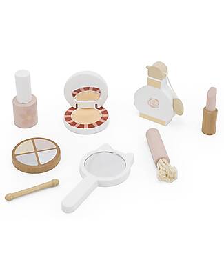 Tryco Baby Wooden Makeup Set with Case - Non-Toxic Water Paints - 3+ Years Pretend Play