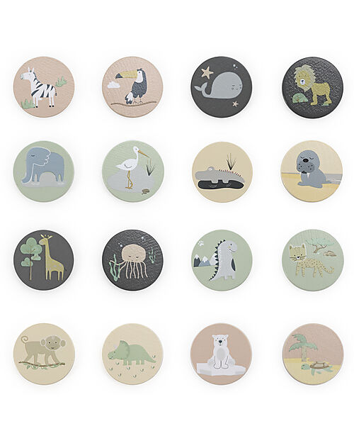 Tryco Baby Wooden Memory - Jungle - 16 Pieces Memory Games