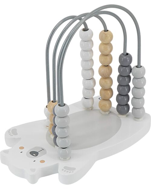 Tryco Baby Wooden Polar Bear Abacus - Helps the development of Intellectual Abilities - 18+ m STEM toys