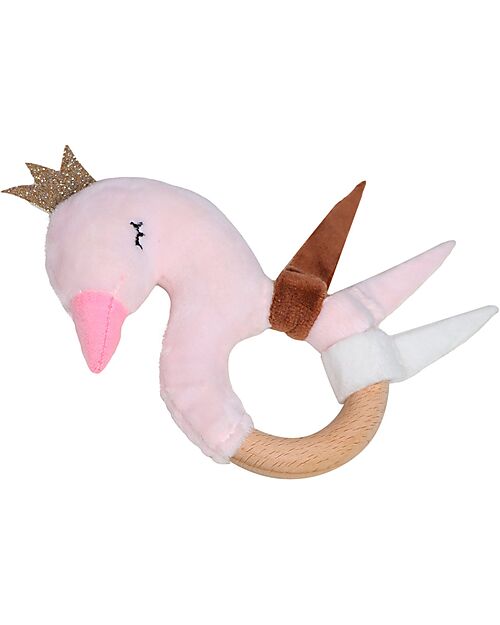 Tryco Baby Wooden Teether - Swan Ivy Teethers