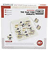 Tryco Baby Wooden Tic-Tac-Toe Game - Pirate - Perfect to Take on the Go - 3+ Years Wooden Stacking Toys