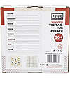 Tryco Baby Wooden Tic-Tac-Toe Game - Pirate - Perfect to Take on the Go - 3+ Years Wooden Stacking Toys