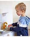 Tryco Baby Wooden Toy Kitchen - White/Gold - Non-toxic Water Paints - 3+ Years Toy Kitchens
