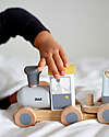 Tryco Baby Wooden Toy Train - 11 Pieces - 18+ m Wooden Toy Cars, Trains & Trucks