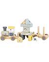Tryco Baby Wooden Toy Train - 11 Pieces - 18+ m Wooden Toy Cars, Trains & Trucks