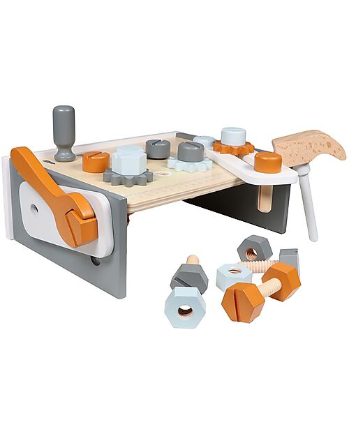 Tryco Baby Wooden Toy Work Table - Non-toxic Water Paints - 3+ Years Pretend Play