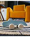 Tryco Baby Wooden Trolling Toy - Crocodile - Encourages Movement - 10+ m Pull Toys