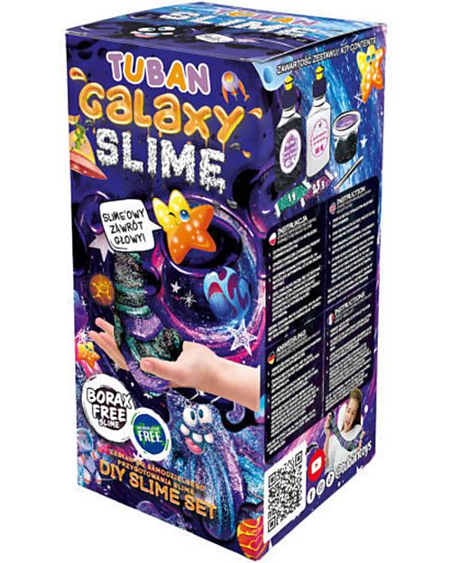 Tuban DIY Slime Kit with Glitter - Galaxy - 6+ Years Sensory Games_