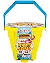 Tuban Dynamic Sand Set - 5 Colours with Bucket and 4 Moulds - 1.5 kg - 3+ years Sensory Games_
