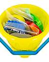 Tuban Dynamic Sand Set - 5 Colours with Bucket and 4 Moulds - 1.5 kg - 3+ years Sensory Games_