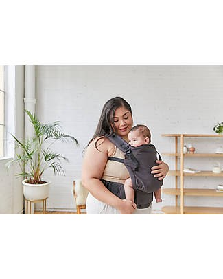Tula Free-to-Grow Baby Carrier - Obsidian - From 3,2 Kg - in Hemp - Grows with Baby! Baby Carriers