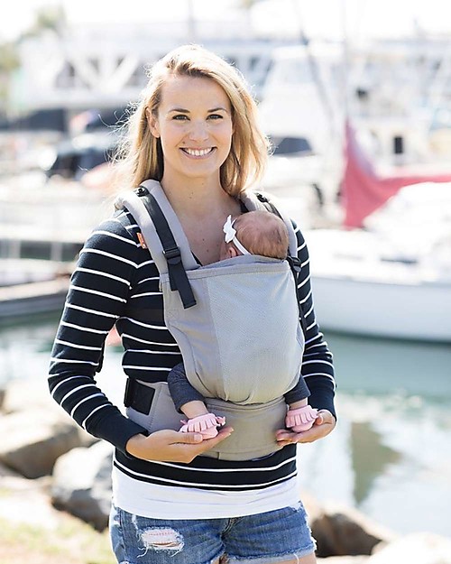 Tula Free-to-Grow Baby Carrier, Overcast - From 3.2 Kg, Grows with your Baby! Baby Carriers