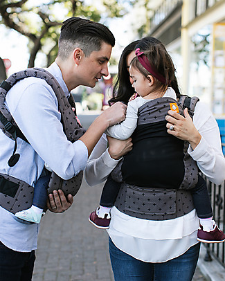 Tula Toddler Carrier Canvas from 11 kg - Mason Coast - Tall and Wide! Baby Carriers