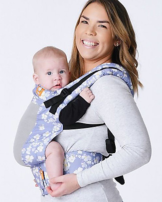 Tula Toddler Carrier Canvas From 11 Kg - Sophia Coast - Tall and Wide! Baby Slings