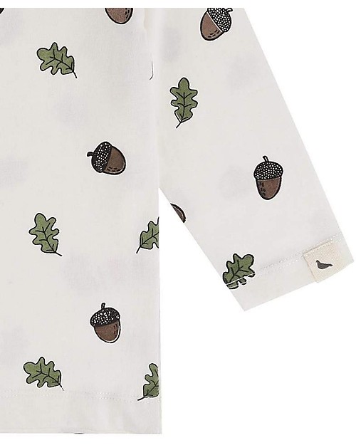 Turtle Dove Long Sleeve Sweater- Acorn - 100% GOTS Organic Cotton Long Sleeves Tops