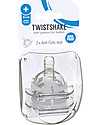 Twistshake 2 Anti-Colic Silicone Teats for Twistshake Baby Bottle, Plus 6+m - BPA free Baby Bottles
