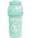 Twistshake Anti-Colic Baby Bottle 180 ml Teat S, Mint - Includes formula container and mixing net. BPA, BPS and BPF-free! Baby Bottles