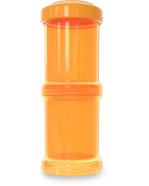 Twistshake Set of 2 Containers Orange Sunbeam for Baby Formula or Snacks 100 ml - Compatible with all Twistshake Baby Bottles, BPA free! Thermal Containers