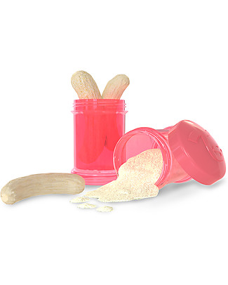 Twistshake Set of 2 Containers Peach Dreamcatcher for Baby Formula or Snacks 100 ml - Compatible with all Twistshake Baby Bottles, BPA free! Anti-Colic Baby Bottles