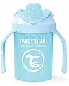 Twistshake Spill Free Mini Sippy Cup Fruit Splash with Fruit Mixer 230 ml, Light Blue - BPA, BPS and BPF-free! Cups