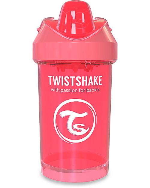 Twistshake Spill Free Sippy Cup Fruit Splash with Fruit Mixer 300 ml, Peach Dreamcatcher - BPA, BPS and BPF-free! Cups