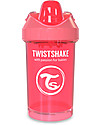 Twistshake Spill Free Sippy Cup Fruit Splash with Fruit Mixer 300 ml, Peach Dreamcatcher - BPA, BPS and BPF-free! Cups