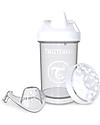 Twistshake Spill Free Sippy Cup Fruit Splash with Fruit Mixer 300 ml, White Diamond - BPA, BPS and BPF-free! Cups