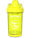 Twistshake Spill Free Sippy Cup Fruit Splash with Fruit Mixer 300 ml, Yellow Starlight - BPA, BPS and BPF-free! Cups