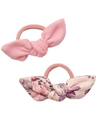 UL&KA Hairband sets - Pinkie flowers - 100% Organic Cotton Hair Accessories