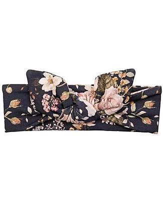 UL&KA Headband - Ladyrosa Navy - 100% Organic Cotton Hair Accessories