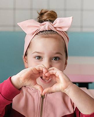 UL&KA Headband - Peach Pearl - 100% Organic Cotton Hair Accessories