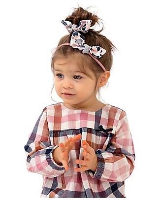 UL&KA Knot Baby Headband - Lastrico violet - 100% Organic Cotton Hair Accessories