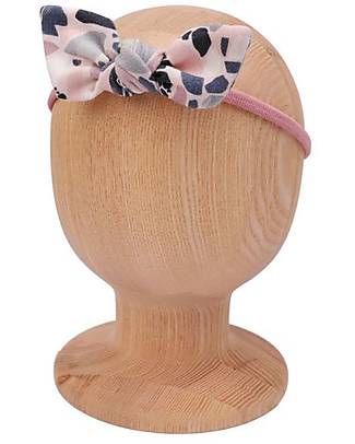 UL&KA Knot Baby Headband - Lastrico violet - 100% Organic Cotton Hair Accessories