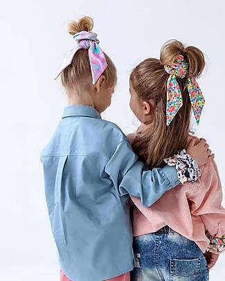 UL&KA Scrunchie with tail - Joy - 100% Organic Cotton Hair Accessories