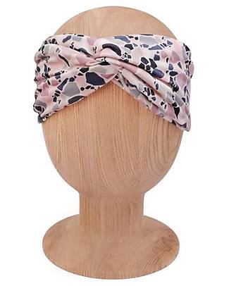 UL&KA Twist Headband - Lastrico violet - 100% Organic Cotton Hair Accessories
