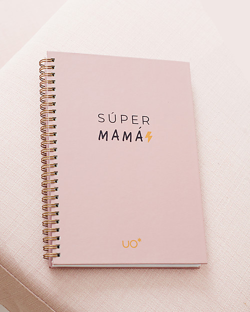UO* Spiral Notebook, "Super Mamà" - Great gift idea! Draw And Color