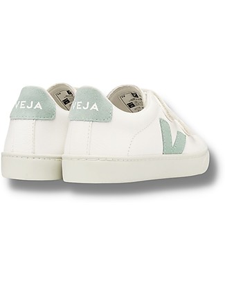Veja Esplar Velcro Chromefree Leather Sneakers - ExtraWhite Matcha - Style and Technology with a Green Soul Sneakers