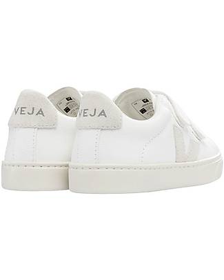 Veja Esplar Velcro Chromefree Leather Sneakers - ExtraWhite Natural - Style and Technology with a Green Soul Sneakers