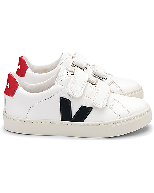 Veja Esplar Velcro Sneakers - Extra White Nautico Pekin - Style Technology and a Green Soul Sneakers