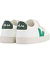 Veja Esplar Velcro Sneakers -White Emeraude Cyprus - Style Technology and a Green Soul Sneakers