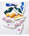 Veja Flip Sneakers - Canvas Babe Pierre - Pink/White - Elastic Laces Sneakers