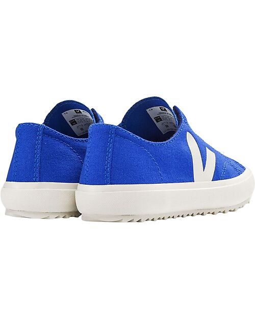 Veja Flip Sneakers - Canvas Paros Pierre - Blue/White - Elastic Laces Sneakers