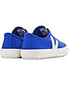 Veja Flip Sneakers - Canvas Paros Pierre - Blue/White - Elastic Laces Sneakers