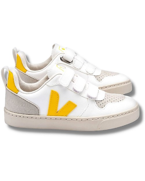 Veja V-10 Straps CWL Sneakers - White Tonic - Style and Technology with a Green Soul Sneakers