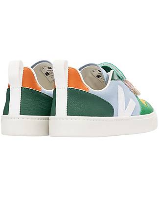 Veja V-10 Suede Sneakers - Multico ExtraWhite Steel - Style and Technology with a Green Soul Sneakers
