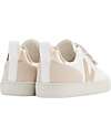 Veja V-10 Velcro Chromefree Leather Sneakers - Multico White Shiny - Style and Technology with a Green Soul Sneakers